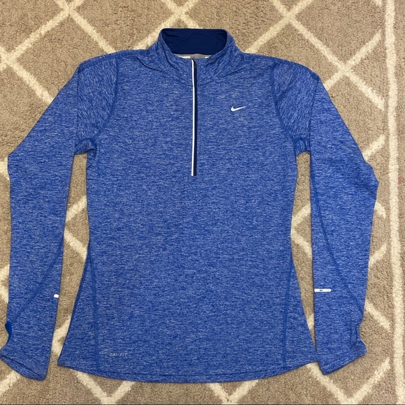 Nike Tops - Blue Nike Dr-Fit Element Long Sleeve Shirt sz S